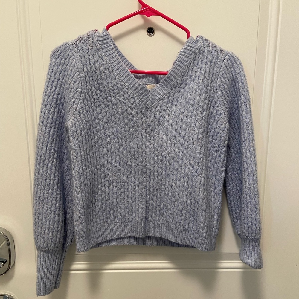 Chunky Balloon Sleeve Sweater